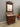 82984 Antique Wooden Vanity with Mirror and Marble Top* granite not connected , needs to be reattached 