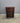 44909 Vintage Wooden Cabinet with Glass Panel Door