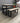 12386 Modern Industrial Dining Table Set with Benches