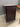 91883 Vintage Dark Wood Filing Cabinet