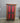 64926 Rustic Red and Black Wooden Cabinet