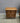 71552 Vintage Wooden Nightstand with Brass Handles