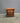 32335 Vintage Wooden Nightstand with Brass Accents