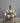 60700 Elegant Bronze Chandelier with Frosted Glass Shades