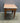 09751 Vintage Wooden Side Table with Drawer