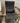 88164 Modern Black Armchair with Wooden Accents