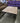 23689 Rustic Tile-Top Coffee Table with Metal Frame