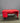 81196 Red Metal Rolling Office Desk with Drawers