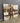 73260 Lee Reynold Abstract Geometric Canvas Painting with Gold Frame