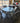 17732 Glass-Top Outdoor Dining Set with Striped Chairs