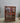83750 Vintage Wooden Glass Cabinet