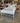 72293 Vintage White Metal Bed Frame with Mattress