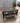 97335 Glass Top Square Coffee Table with Wood and