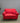 47940 Sleeper Sofa Red Plush Loveseat Sofa