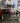 17747 Z-Line Black Glass TV Stand with Mount. MISSING SHELVES