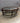 17483 Oval Glass Coffee Table with Wooden Frame