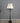 02989 Classic Black Floor Lamp with Beige Shade