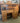 54465 Vintage Oak Roll-Top Desk