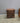 15177 Vintage Wooden Nightstand with Brass Accents