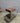 78993 Modern Glass and Wood Side Table