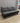 87022 Modern Black Faux Leather Futon Sofa