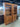 06717 Vintage Solid Wood Display Cabinets with Carved Detailing