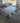 92887 Vintage Wooden Dining Table with Metal Legs