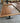 21887 Rustic Wooden Dining Table with Metal Base