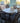 80290 Vintage Round Dining Table Set with Six Chairs