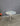 28661 Vintage Round Patio Table with Glass Top