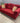 29699 Elegant Red Fabric Sofa with Accent Pillows