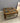 58919 Vintage Glass Top Coffee Table