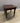 07539 Solid mesquiteVintage Wood Side Table with Turned Legs
