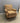 55400 Vintage Striped Armchair Recliner