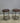 83856 Pair of Rustic Metal and Wood Accent Tables