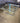 40336 Modern Glass and Metal Coffee Table