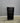 18155 Black Wooden 3-Shelf Bookcase