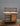 90540 Rustic Wooden Potting Bench with Metal Top