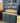 55518 Vintage Blue Hutch Cabinet