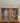 18039 Rustic Glass-Front Wooden Cabinet