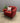 52295 Stylish Red Upholstered Armchair