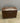 28115 Vintage Brown Metal Trunk