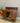 63609 Vintage Wooden Office Desk