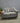 90569 Modern Gray Two-Seater Sofa with Geometric Cushions
