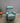 51645 Vintage Teal Leather Recliner Chair