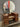 44576 Vintage Wooden Vanity with Mirror