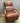 66339 Vintage Brown Leather Recliner Chair