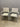 72495 Set of Two Modern Outdoor Aluminum Chairs
