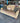 44341 Elegant Beige Sofa with Patterned Cushions