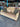 44341 Elegant Beige Sofa with Patterned Cushions